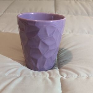 Purple Textured Ceramic Vase
